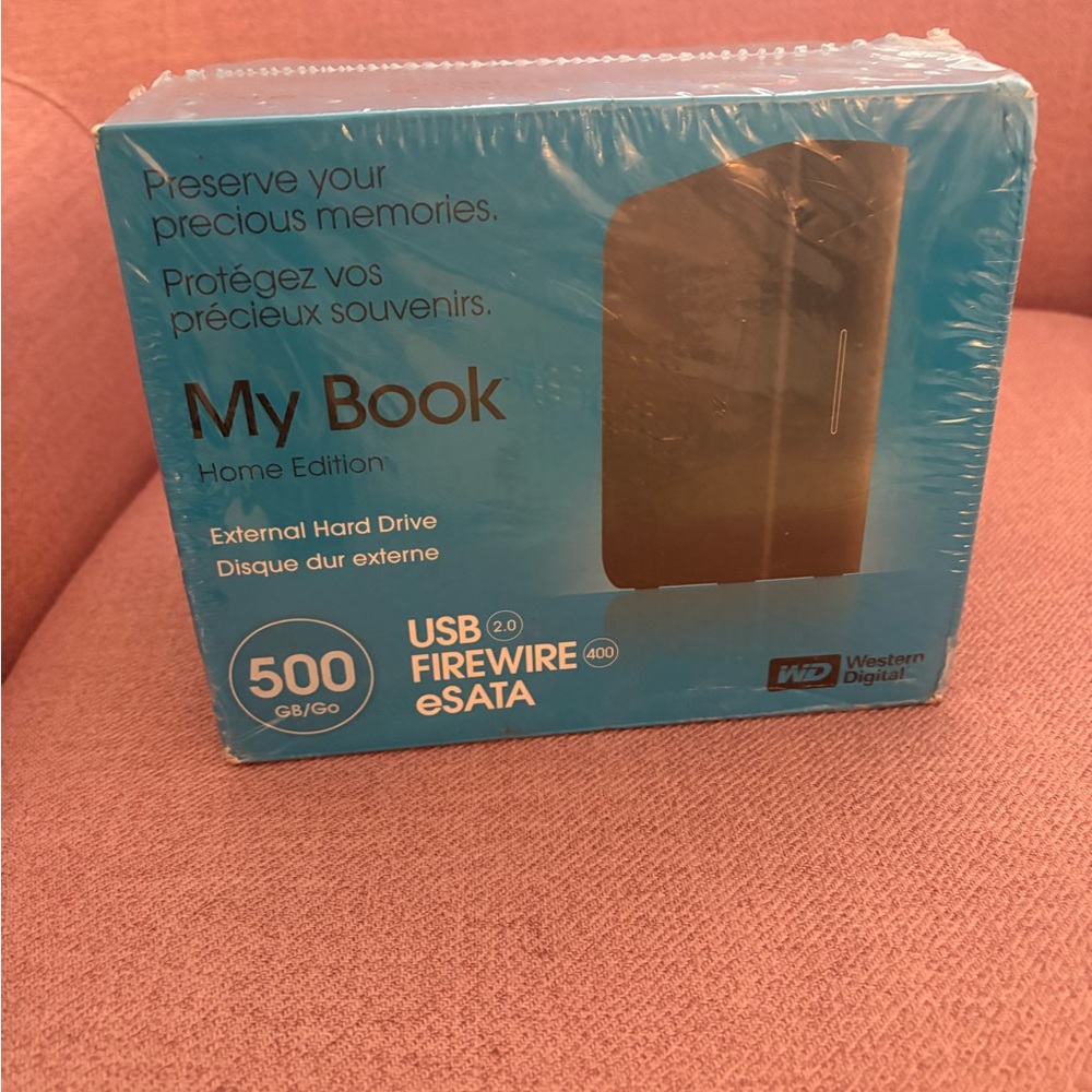 My Book Home Edition External Hard Drive - Blue and Black (Western Digital)